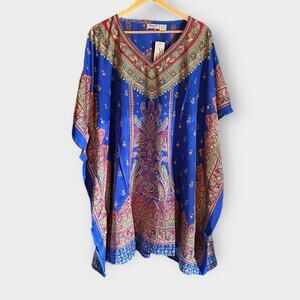 NWT Kaftan fits Small thru Plus size with bohemian hippie charm